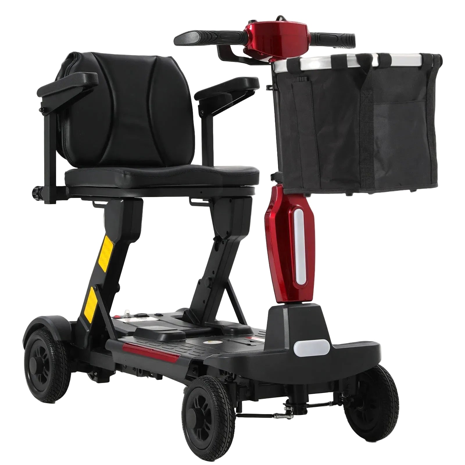 Ecomobi™ MS02-F Foldable Mobility Scooter for Seniors – 15-Mile Range | 330 lbs Capacity | Airline Approved